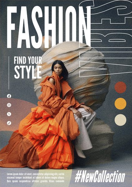 Fashion style flyer demo