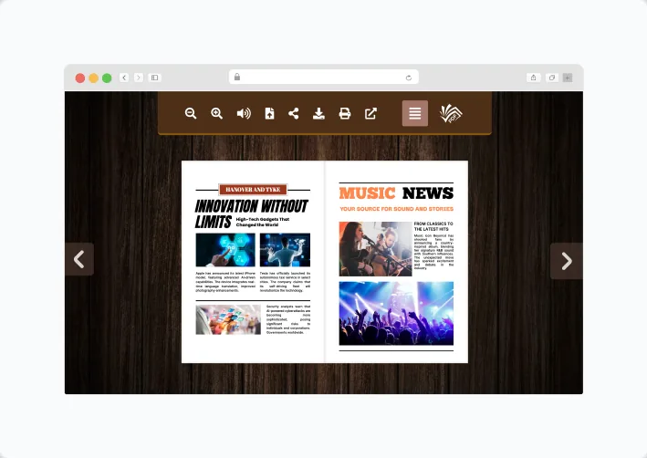 Top Center Toolbar